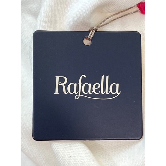Rafaella Womens White Zip Neck Top L/G - Picture 7 of 9